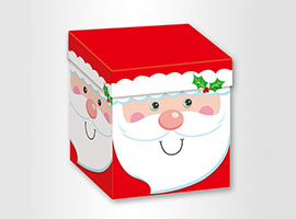 Square Gift Paper Box - w/Goody eyes
