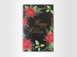 20 CT Christmas Card - w/Hot-stamp